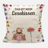 Personalisiertes Blumentaschenkissen - Geschenke Für Buchliebhaber, Bücherwürmer, Leser - Nur noch ein Kapitel