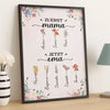 Personalisiertes Scrabble Vertikal Poster – Personalisierte Geburtstagsgeschenke für Mama, Oma – Der Schönste Titelwechsel Der Welt