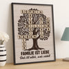 Personalisiertes Scrabble Vertikal Poster – Personalisierte Geburtstagsgeschenke Für Mama, Papa, Bruder, Schwester, Kinder – Familie Ist Liebe