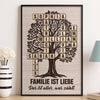 Personalisiertes Scrabble Vertikal Poster – Personalisierte Geburtstagsgeschenke Für Mama, Papa, Bruder, Schwester, Kinder – Familie Ist Liebe