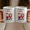 Benutzerdefinierte Tasse – Personalisierte Hochzeitsgeschenke zum Jahrestag für Ehemann und Ehefrau, Ihn und Sie – Ich Liebe Dich Mehr