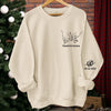 Personalisiertes Unisex-Sweatshirt mit Ärmeldesign – Geschenk für Ehemann/Ehefrau, Jahrestag – Gemeinsame Liebe, Die Herzen Berührt