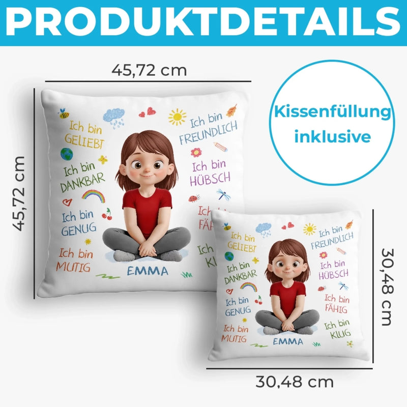 Personalisiertes Taschenkissen - Personalisierte Geburtstagsgeschenke Für Beste Freundinnen, Schwestern, Familie Und Dich Selbst – Ich Bin Dankbar