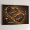 Personalisiertes Horizontales Poster – Personalisierte Hochzeitsgeschenke zum Jahrestag für Ehemann und Ehefrau, Ihn und Sie – Für immer dein