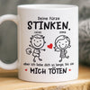 Benutzerdefinierte Tasse – Personalisierte Hochzeitsgeschenke zum Jahrestag für Ehemann und Ehefrau, Ihn und Sie – Aber Ich Liebe Dich Trotzdem