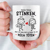 Benutzerdefinierte Tasse – Personalisierte Hochzeitsgeschenke zum Jahrestag für Ehemann und Ehefrau, Ihn und Sie – Aber Ich Liebe Dich Trotzdem