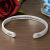 Edelstahlarmband Mit Individueller Gravur – Personalisierte Hochzeitsgeschenke zum Jahrestag für Ehemann und Ehefrau, Ihn und Sie – Wo Auch Immer Du Bist, Mein Herz Ist Bei Dir