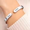 Edelstahlarmband Mit Individueller Gravur – Personalisiertes Erinnerungsgeschenk Zum Verlust Von Mama, Papa – Änderte Sich Meines Für Immer