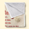 Personalisierte Decke - Geschenk für Enkelin – Eine Große Umarmung Von Mir