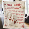Personalisierte Decke - Geschenk für Enkelin – Eine Große Umarmung Von Mir