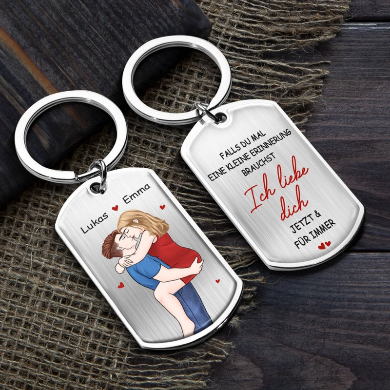 Personalisierte Schlüsselanhänger – Geschenk für Paare, Ehemann und Ehefrau – Ich Liebe Dich Jetzt & Für Immer