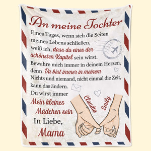 Personalisierte Decke - Geschenk für Enkelin – Du bist immer in meinem