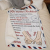 Personalisierte Decke - Geschenk für Enkelin – Du bist immer in meinem