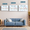 Personalisierte Horizontale Leinwand – Geschenk für Mama, Oma – Liebe wächst am besten in Omas Garten