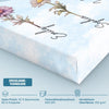 Personalisierte Horizontale Leinwand – Geschenk für Mama, Oma – Liebe wächst am besten in Omas Garten