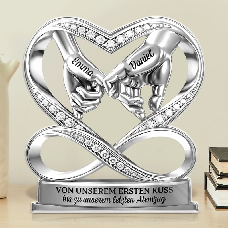 Personalisierte Acrylplakette – Geschenk für Paar – Du und Ich Wir Schaffen Das