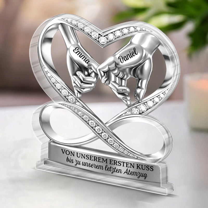 Personalisierte Acrylplakette – Geschenk für Paar – Du und Ich Wir Schaffen Das