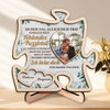 Personalisierte zweilagige Holzplakette – Geschenk für Paar – Für immer und ewig