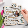 Personalisierte zweilagige Holzplakette – Geschenk für Paar – Für immer und ewig