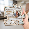 Personalisierte zweilagige Holzplakette – Geschenk für Paar – Für immer und ewig