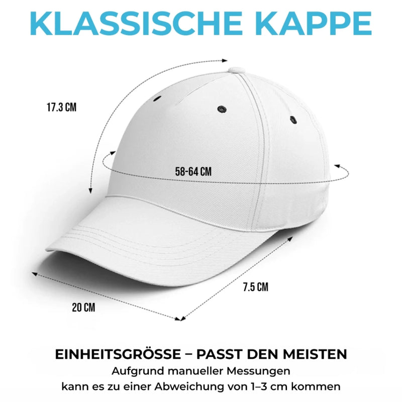 Personalisierte klassische Kappe mit Allover-print – Geschenk für Haustierbesitzer – Vier Pfoten, ein Herz