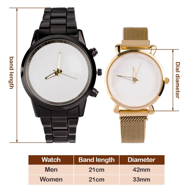 Personalisierte Unisex-Uhr mit Foto – Geschenk für Paar – Ich liebe Dich