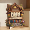 Personalisiertes Holz-Tracker-Schild – Geschenke für Buchliebhaber – Meine Lesebibliothek in Zahlen