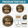 Personalisiertes Holz-Tracker-Schild – Geschenke für Angler – Fang des Jahres