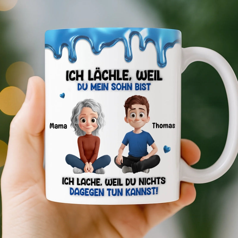 Personalisierte Tasse – Geschenk für Kinder – Ein Geschenk voller Liebe