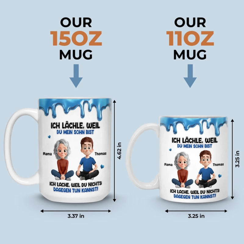 Personalisierte Tasse – Geschenk für Kinder – Ein Geschenk voller Liebe
