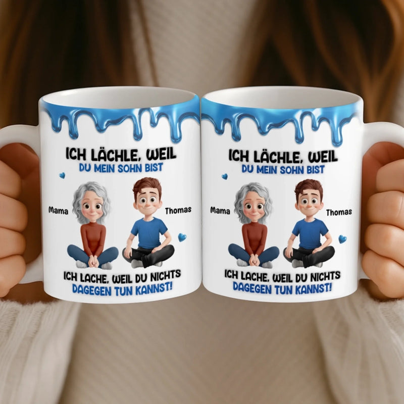 Personalisierte Tasse – Geschenk für Kinder – Ein Geschenk voller Liebe