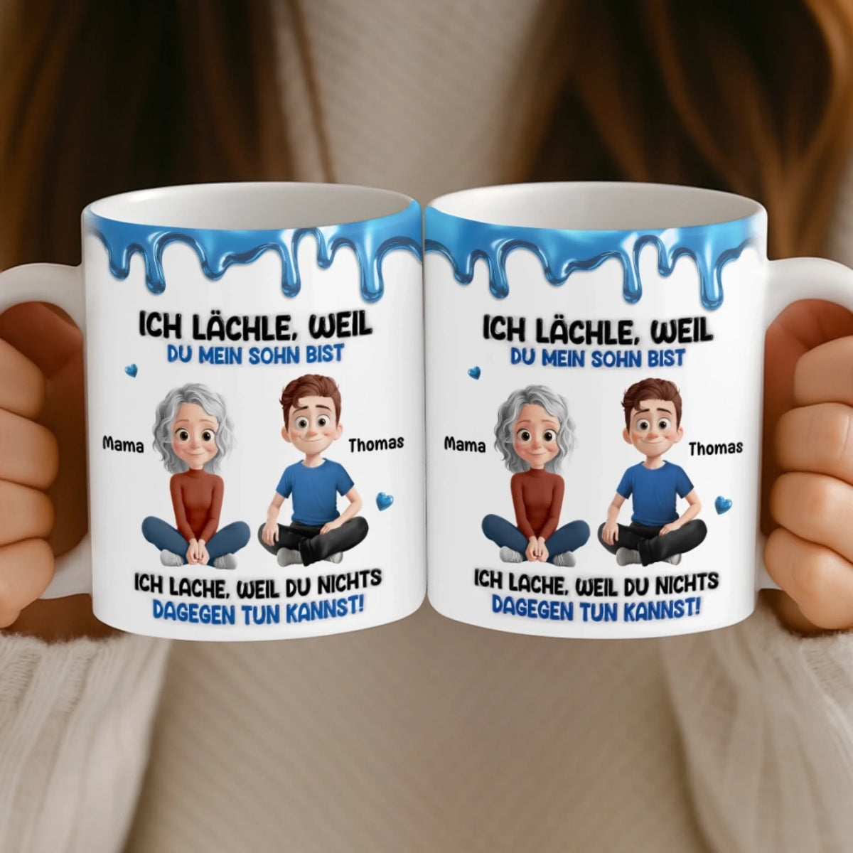 Personalisierte Tasse – Geschenk für Kinder – Ein Geschenk voller Liebe