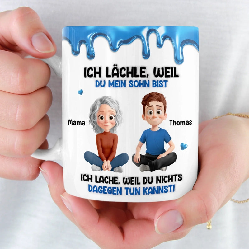 Personalisierte Tasse – Geschenk für Kinder – Ein Geschenk voller Liebe