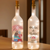 Personalisierte Flaschenlampe – Muttertagsgeschenk für Mama, Tochter – In Liebe Verbunden