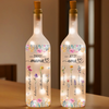 Personalisierte Flaschenlampe – Muttertagsgeschenk für Mama – Die besten Blumen sind die der Familie