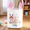 Personalisierte Kaninchenkorb – Ostergeschenke für Kinder – Osterfreude mit jedem Schokoei