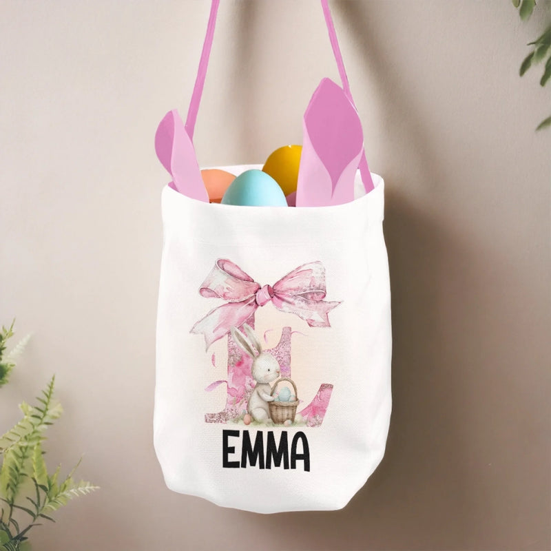 Personalisierte Kaninchenkorb – Ostergeschenke für Kinder – Die besten Ostermomente