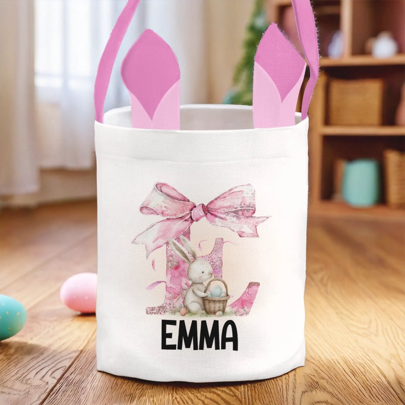 Personalisierte Kaninchenkorb – Ostergeschenke für Kinder – Die besten Ostermomente
