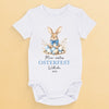 Personalisierte Babybody – Geschenk für Neugeborene – Kleine Hase, große Freude