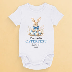 Personalisierte Babybody – Geschenk für Neugeborene – Kleine Hase, große Freude