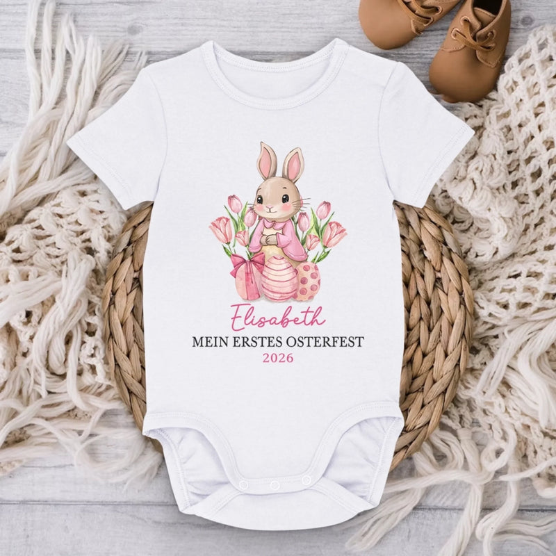 Personalisierte Babybody – Geschenk für Neugeborene – Ein herzliches Willkommen, Osterzauber
