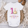 Personalisierte Babybody – Geschenk für Neugeborene – Mein erstes Fest voller Glück