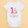 Personalisierte Babybody – Geschenk für Neugeborene – Mein erstes Fest voller Glück