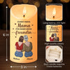 Personalisierte LED-Kerze – Muttertagsgeschenk für Mama – Für immer meine Freundin