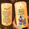 Personalisierte LED-Kerze – Muttertagsgeschenk für Mama – Für immer meine Freundin