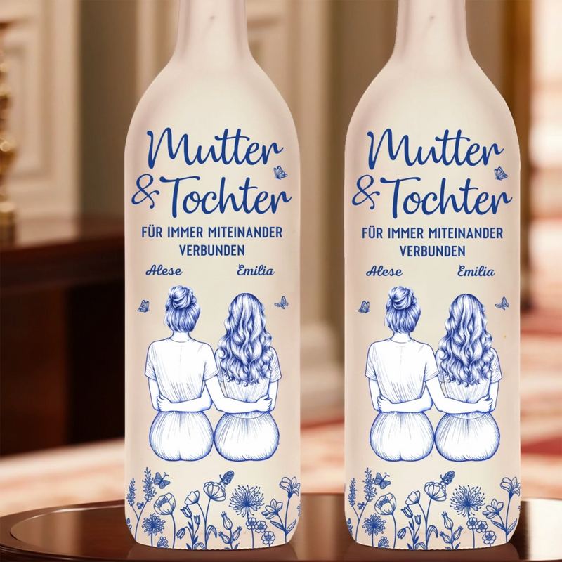 Personalisierte Flaschenlampe – Muttertagsgeschenk für Mama – Die Liebe, die du mir gibst
