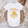 Personalisierte Babybody – Geschenk zum ersten Muttertag – Du machst einen tollen Job