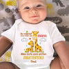 Personalisierte Babybody – Geschenk zum ersten Muttertag – Du machst einen tollen Job