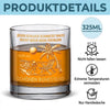 Personalisierte Whiskyglas – Geschenke für Rentner – Schönen Ruhestand