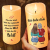 Personalisierte LED-Kerze – Muttertagsgeschenk für Mama – Du bist mein größter Schatz